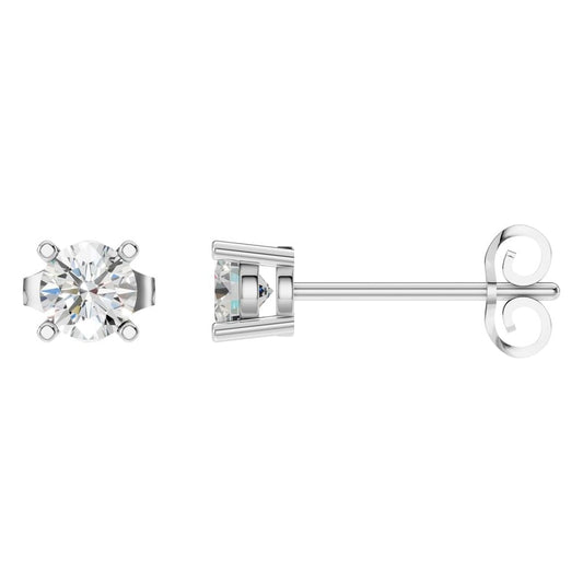EA-0839 White Gold Earrings SET - Main View