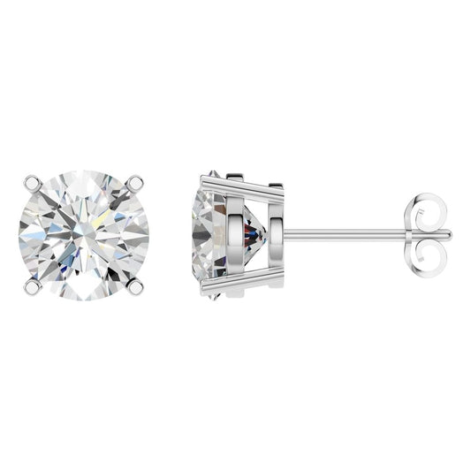 EA-0839 White Gold Earrings SET - Main View