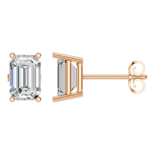 EA-7845 Rose Gold Earrings SET - Main View