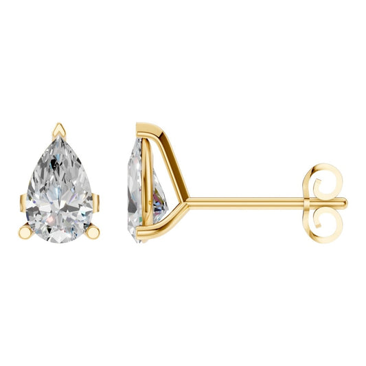 EA-8975 Yellow Gold Earrings SET - Main View