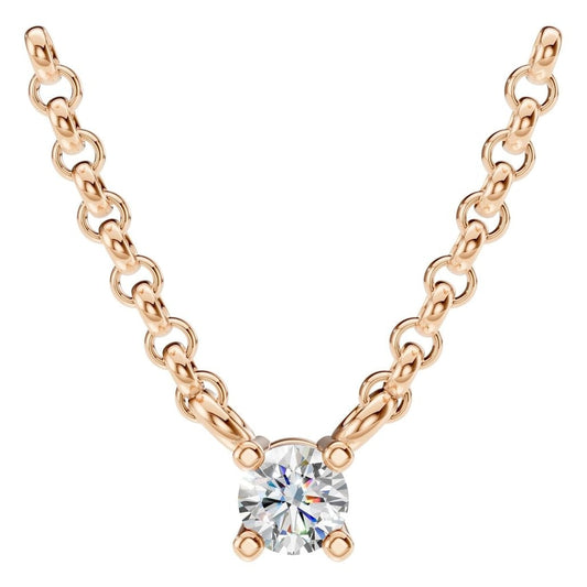 NE-1052 Rose Gold Necklace SET - Main View