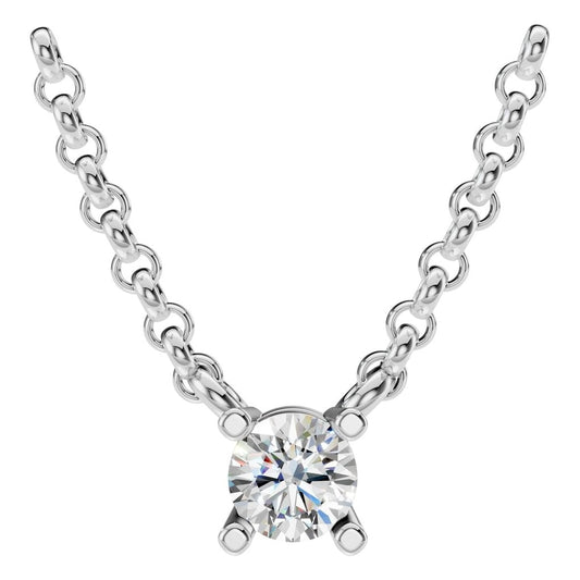 NE-1052 White Gold Necklace SET - Main View