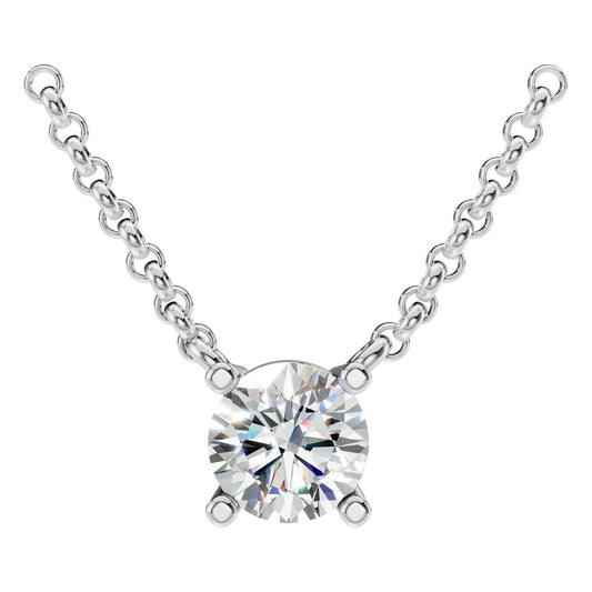 NE-1052 White Gold Necklace SET - Main View