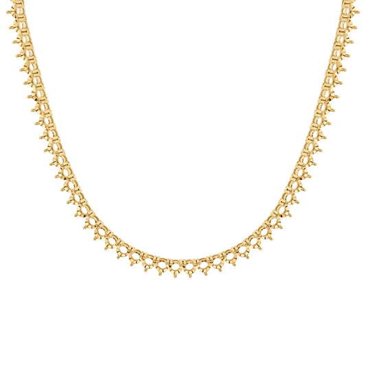 NE-5556 Yellow Gold Necklace UNSET - Main View