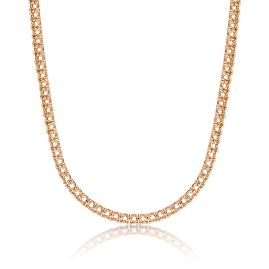 NE-9515 Rose Gold Necklace UNSET - Main View