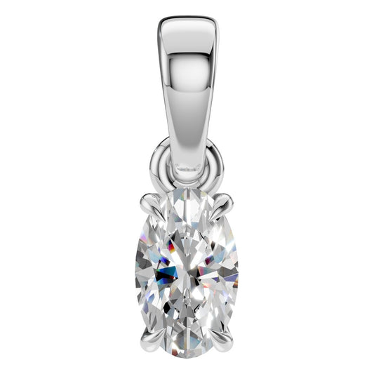 PE-1164 White Gold Pendant SET - Main View