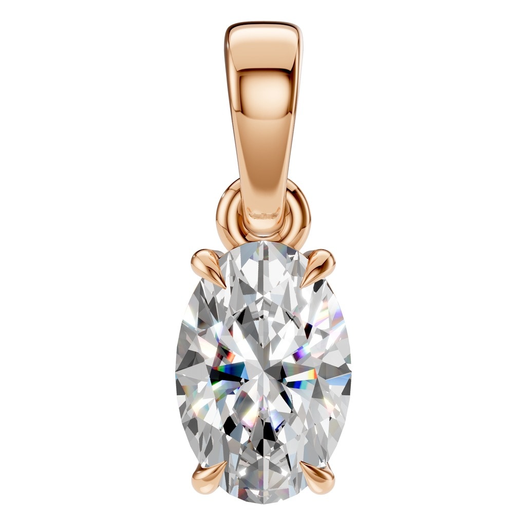 PE-1164 Rose Gold Pendant SET - Main View