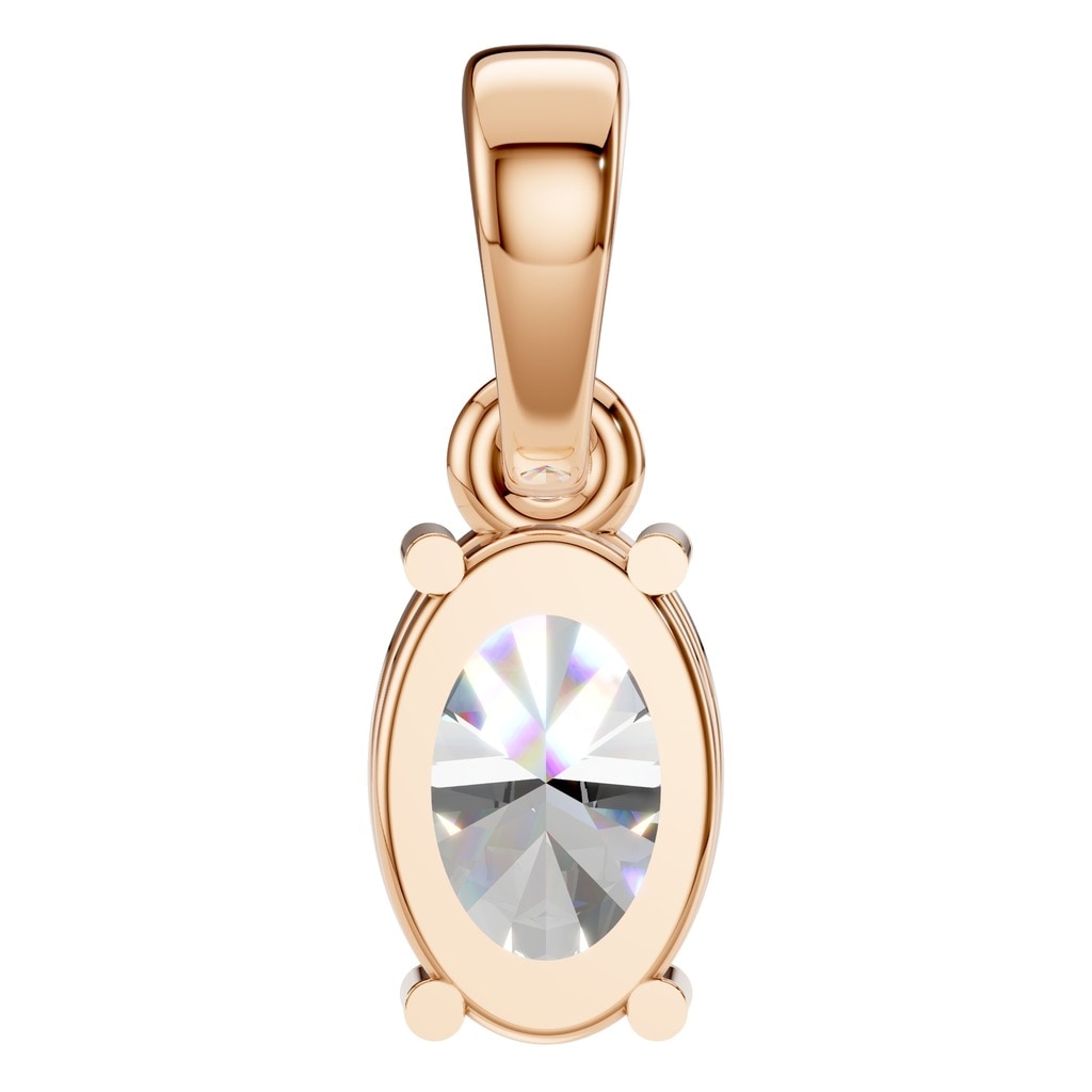 PE-1164 Rose Gold Pendant SET - BACK
