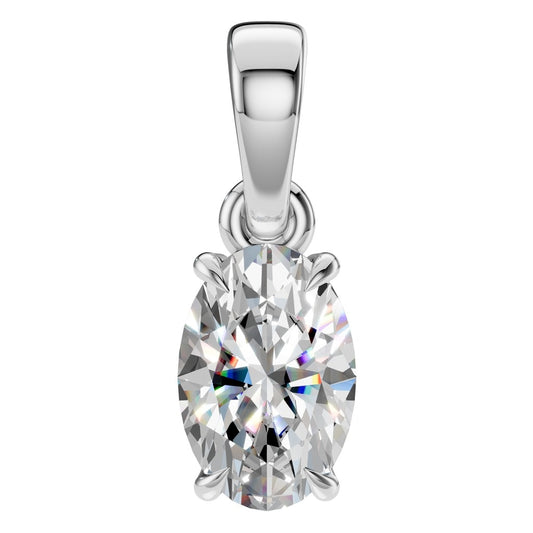 PE-1164 White Gold Pendant SET - Main View