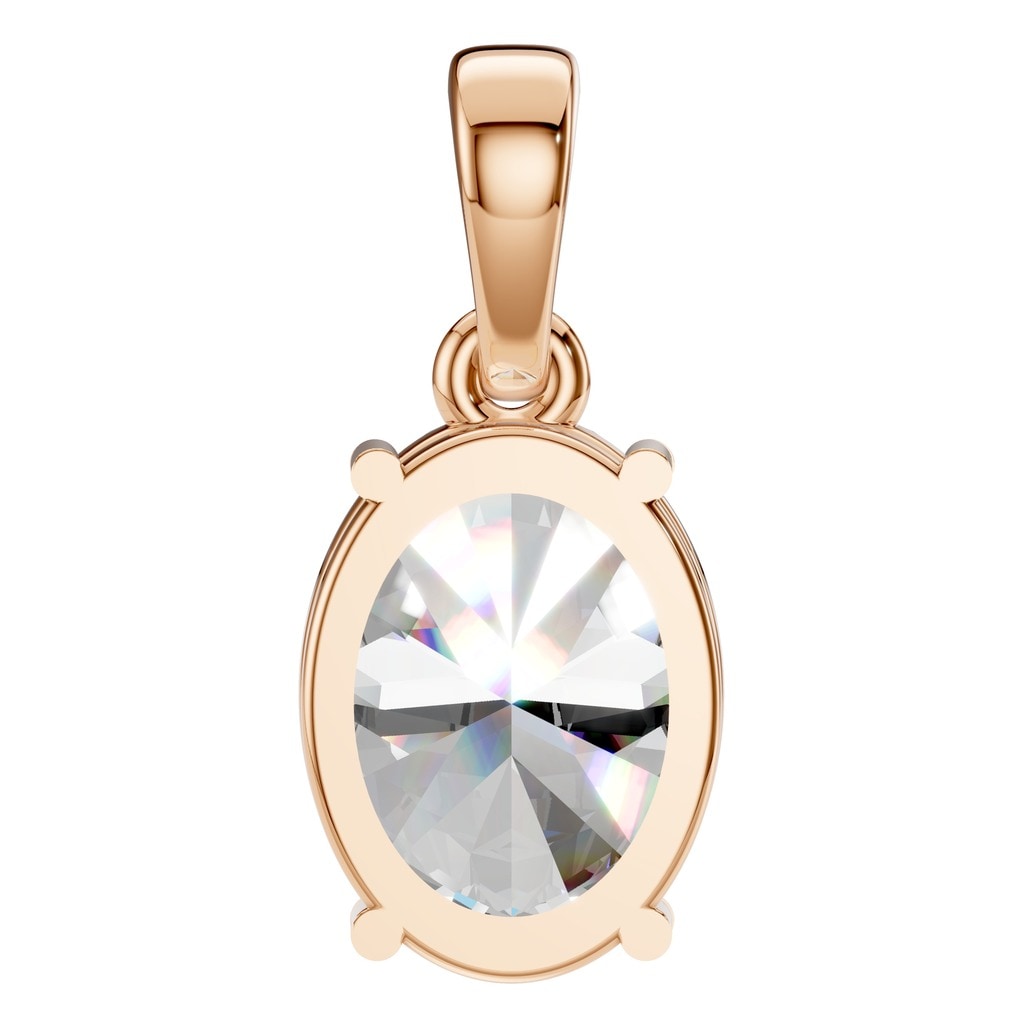 PE-1164 Rose Gold Pendant SET - BACK