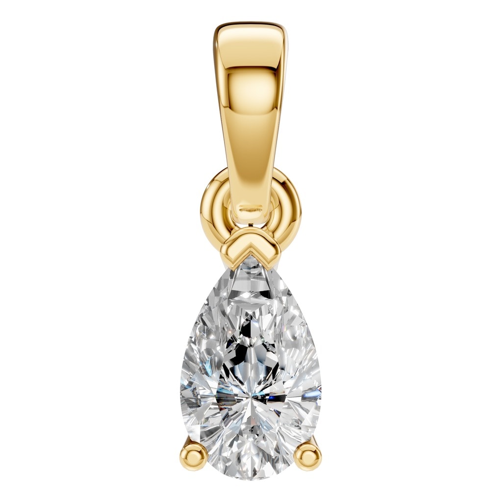 PE-1164 Yellow Gold Pendant SET - Main View