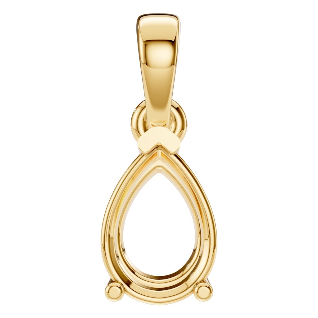 PE-1164 Yellow Gold Pendant UNSET - Main View