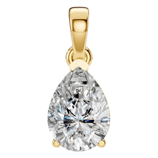 PE-1164 Yellow Gold Pendant SET - Main View