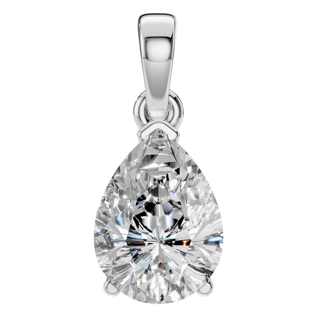 PE-1164 White Gold Pendant SET - Main View
