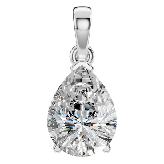 PE-1164 White Gold Pendant SET - Main View