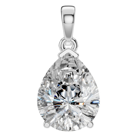 PE-1164 White Gold Pendant SET - Main View
