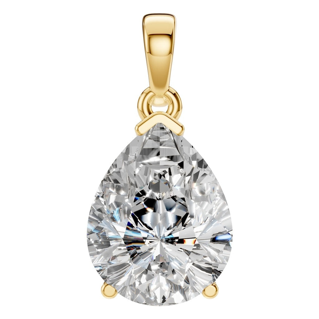 PE-1164 Yellow Gold Pendant SET - Main View