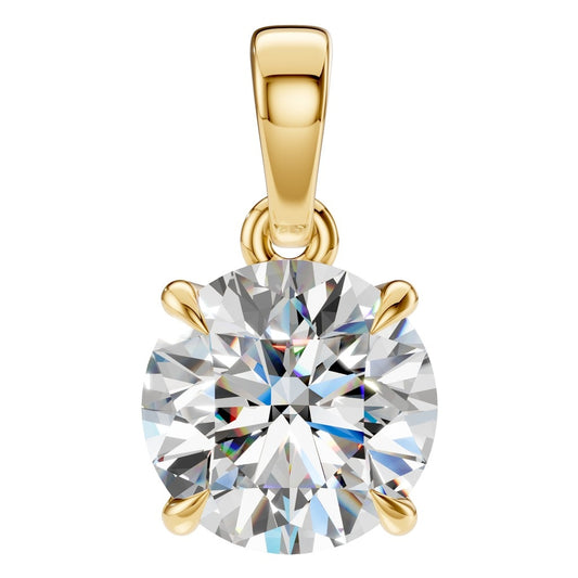 PE-1164 Yellow Gold Pendant SET - Main View