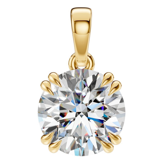 PE-1164 Yellow Gold Pendant SET - Main View