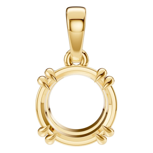 PE-1164 Yellow Gold Pendant UNSET - Main View