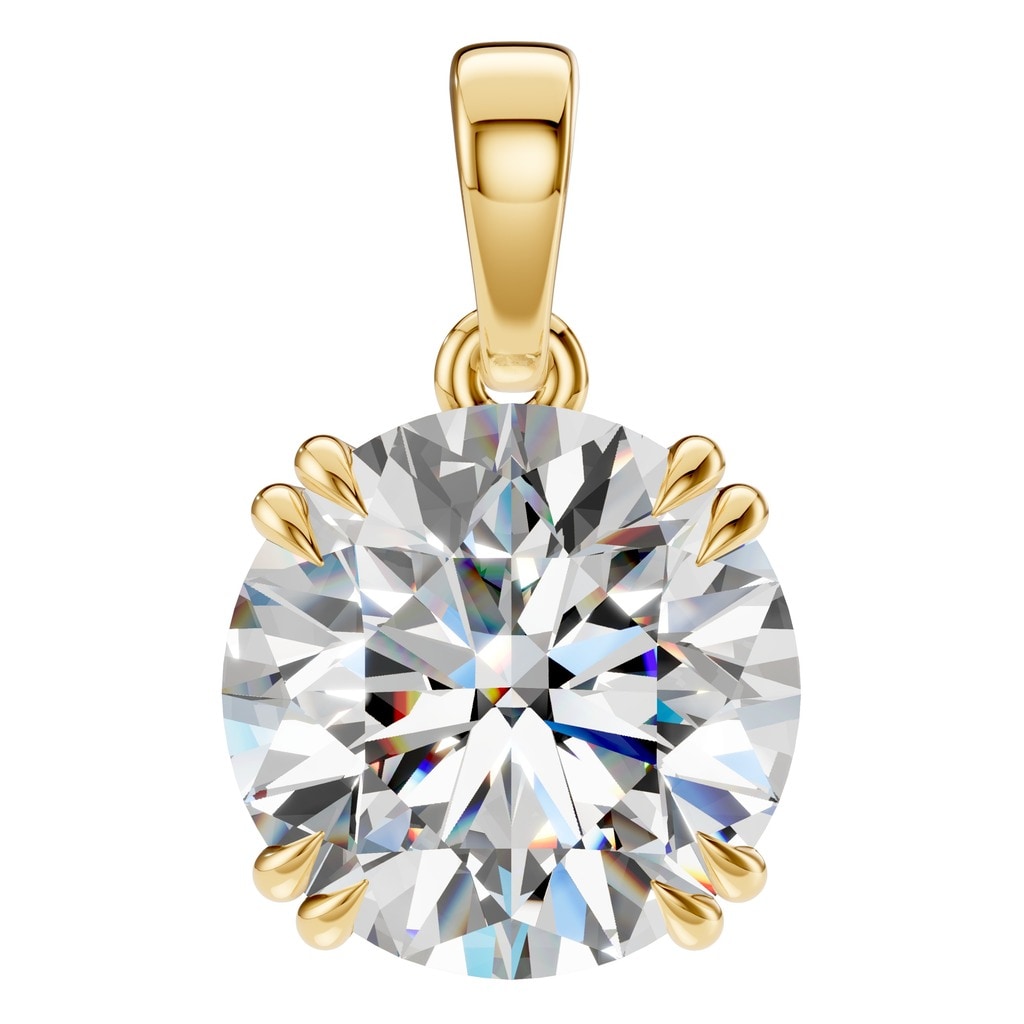 PE-1164 Yellow Gold Pendant SET - Main View