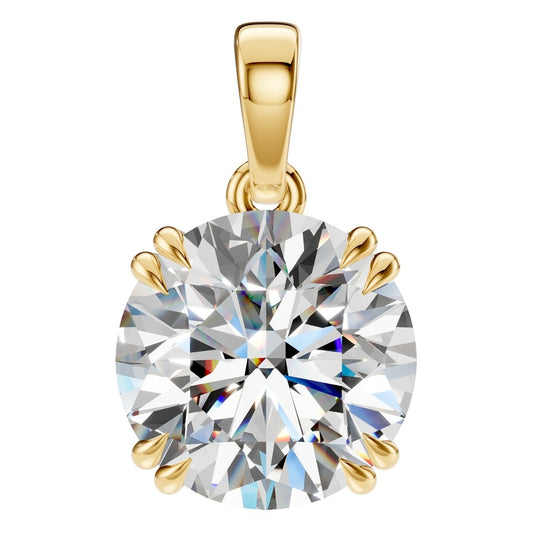 PE-1164 Yellow Gold Pendant SET - Main View