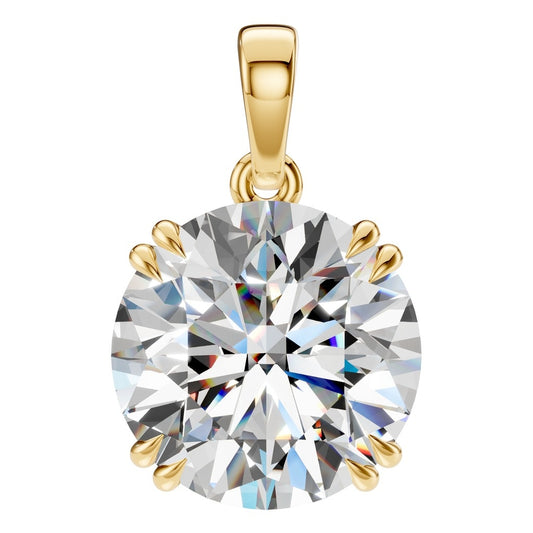 PE-1164 Yellow Gold Pendant SET - Main View