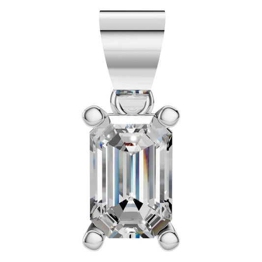 PE-1923 White Gold Pendant SET - Main View