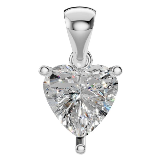 PE-1923 White Gold Pendant SET - Main View