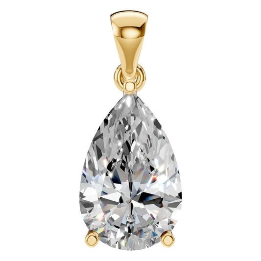 PE-1923 Yellow Gold Pendant SET - Main View