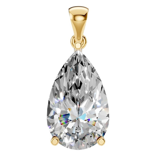 PE-1923 Yellow Gold Pendant SET - Main View