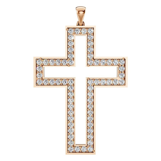 PE-2543 Rose Gold Pendant SET - Main View