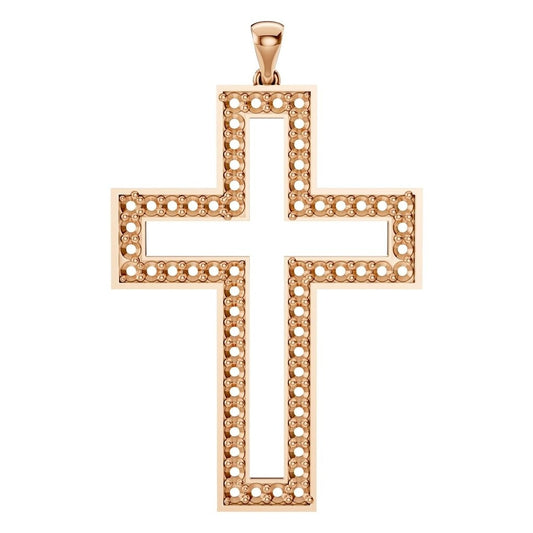 PE-2543 Rose Gold Pendant UNSET - Main View