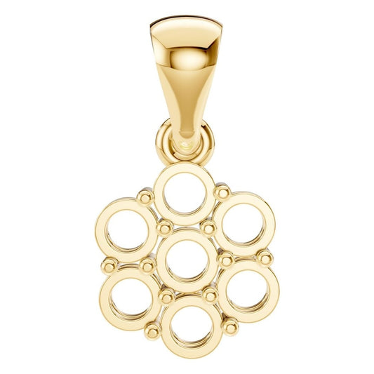 PE-7111 Yellow Gold Pendant UNSET - Main View