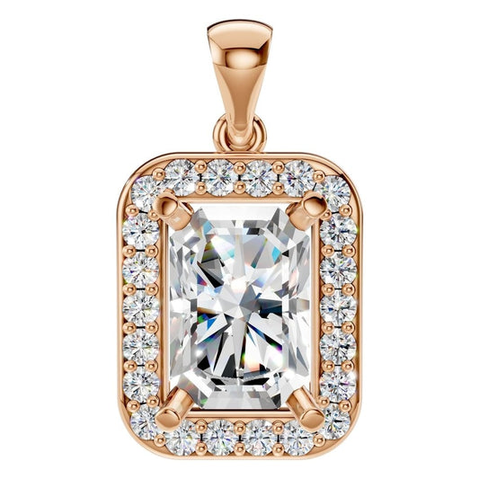 PE-8165 Rose Gold Pendant SET - Main View