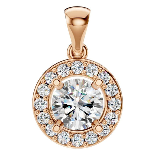 PE-8623 Rose Gold Pendant SET - Main View