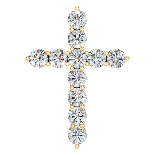 PE-9197 Yellow Gold Pendant SET - Main View