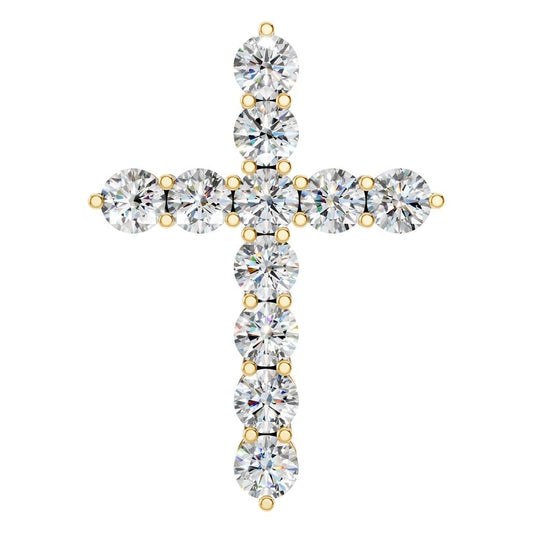 PE-9197 Yellow Gold Pendant SET - Main View