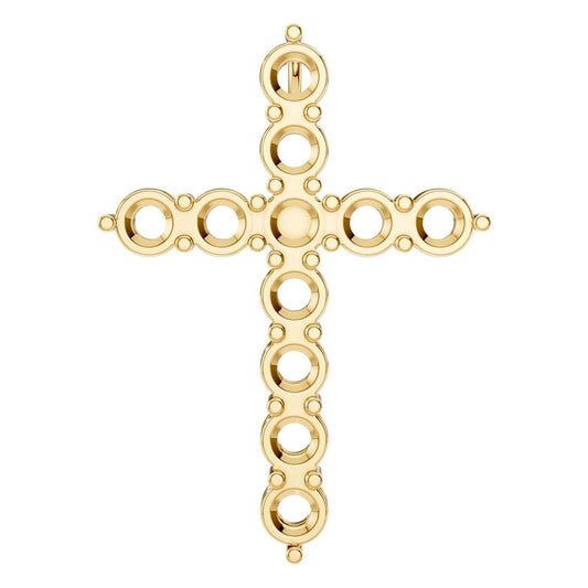 PE-9197 Yellow Gold Pendant UNSET - Main View