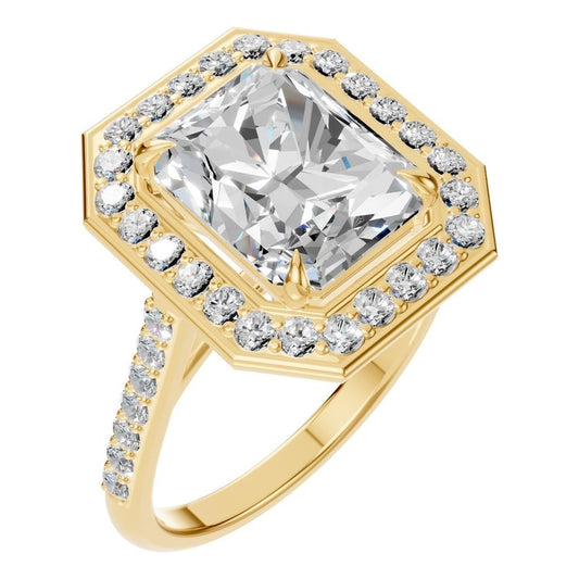 RI-0073 Yellow Gold Ring SET - Main View