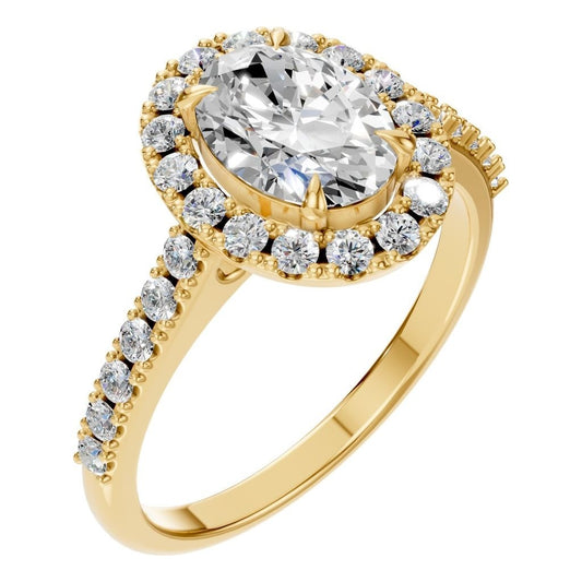 RI-1895 Yellow Gold Ring SET - Main View