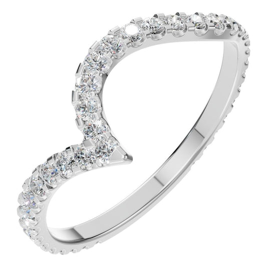 RI-2055 White Gold Ring SET - Main View