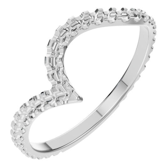RI-2055 White Gold Ring UNSET - Main View