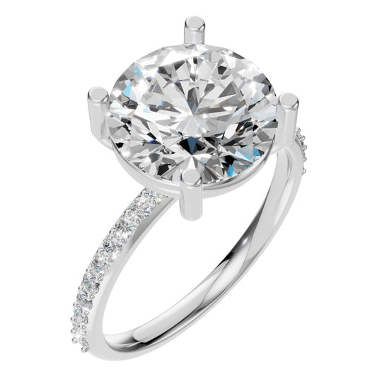 RI-2872 White Gold Ring SET - Main View