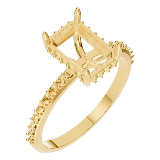 RI-3019 Yellow Gold Ring UNSET - Main View