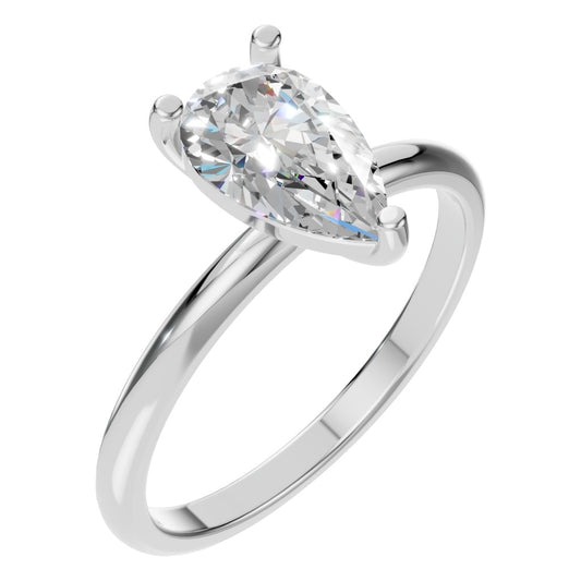 RI-3359 White Gold Ring SET - Main View