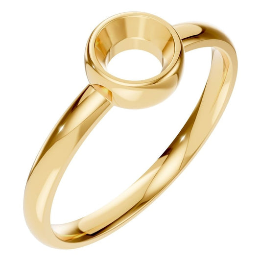 RI-3444 Yellow Gold Ring UNSET - Main View