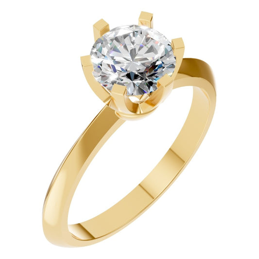 RI-4922 Yellow Gold Ring SET - Main View