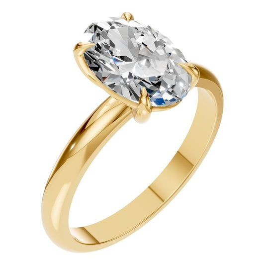 RI-5383 Yellow Gold Ring SET - Main View