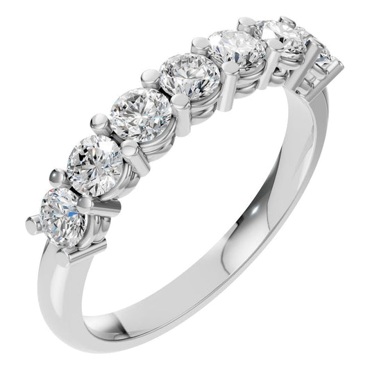 RI-5390 White Gold Ring SET - Main View